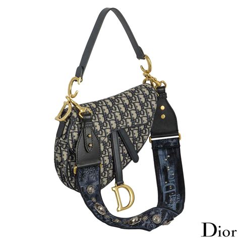 christian dior saddle bag long strap